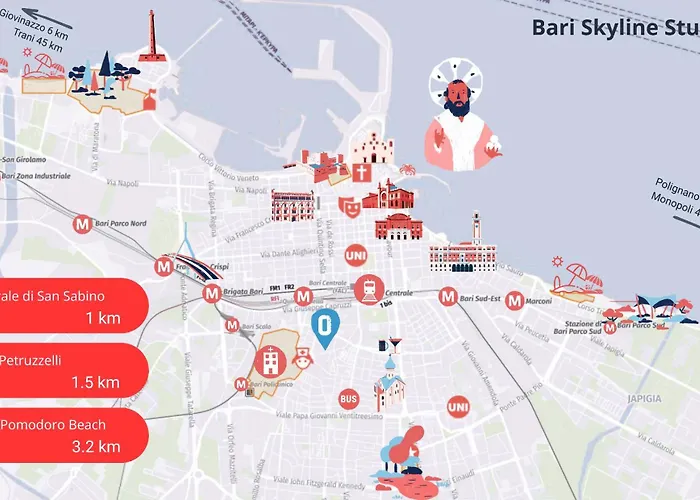 Apartmán Skyline - Centro Bari